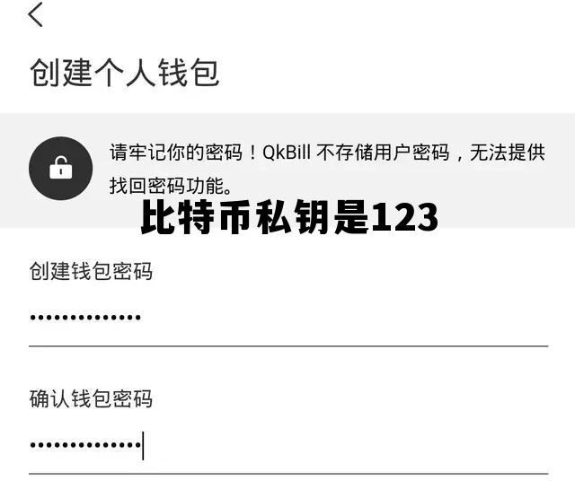 比特币私钥是1236吗,比特币私钥是123 比特币私钥是1236吗,比特币私钥是123